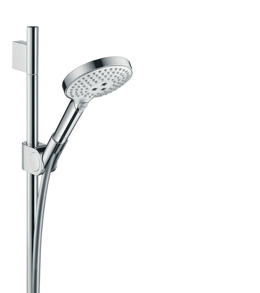Hansgrohe AXOR Uno Brauseset Chrom, 0,90 m, Handbrause 120 3jet, Rain/RainAir/WhirlAir, QuickClean, verstellbarer Neigungswinkel Hansgrohe AXOR Uno Brauseset Chrom, 0,90 m, Handbrause 120 3jet, Rain/RainAir/WhirlAir, QuickClean, verstellbarer Neigungswinkel