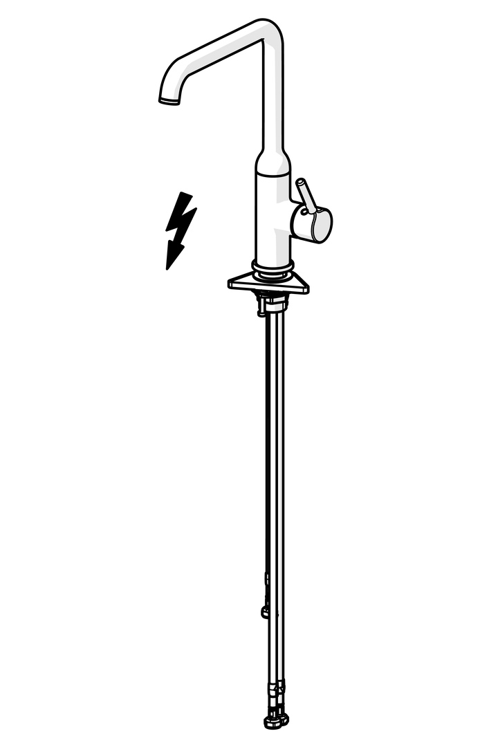 Küchenarmatur, Niederdruck VANTIS Style 5422 Chrom