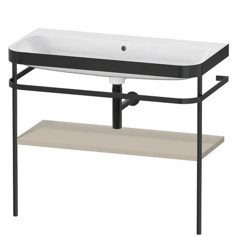 Duravit Waschtischunterschrank mit Metallkonsole „Happy D.2 Plus“ 97,5 × 85 × 49 cm Duravit Waschtischunterschrank mit Metallkonsole „Happy D.2 Plus“ 97,5 × 85 × 49 cm