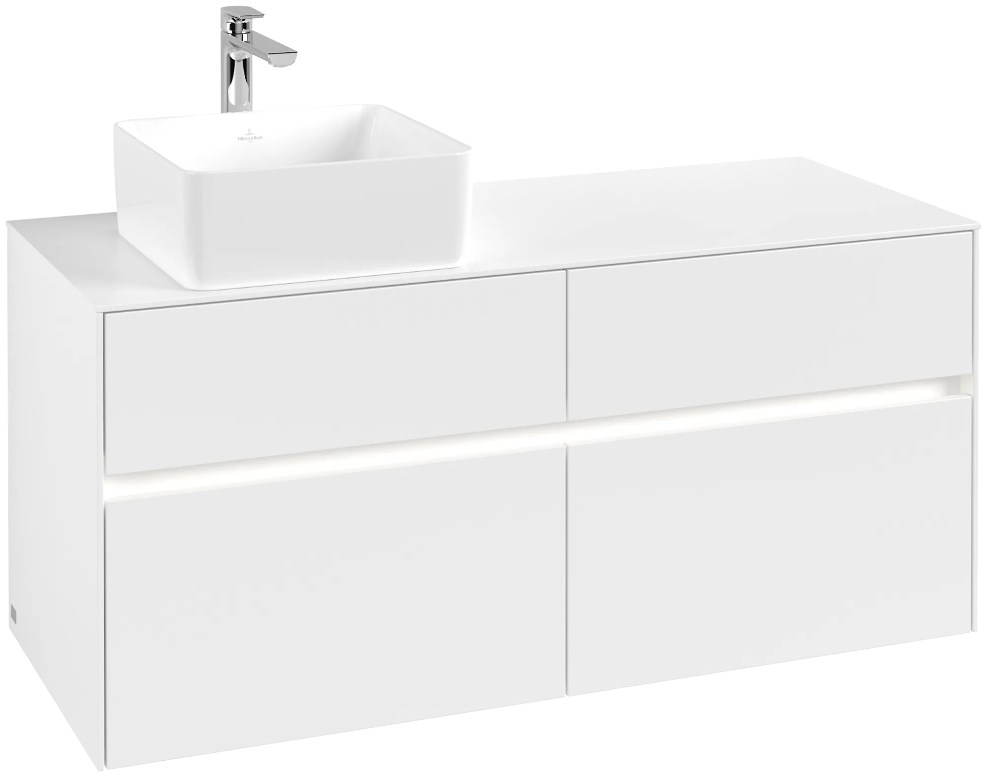 Villeroy & Boch Collaro Waschbeckenunterschrank C042B0 1200x548x500mm White Matt