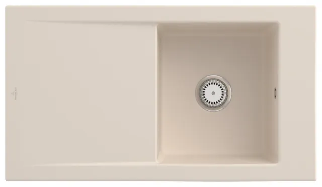 Villeroy & Boch Einbau-Küchenspülbecken „Timeline“ 50 900 × 510 × 220 mm in Ivory