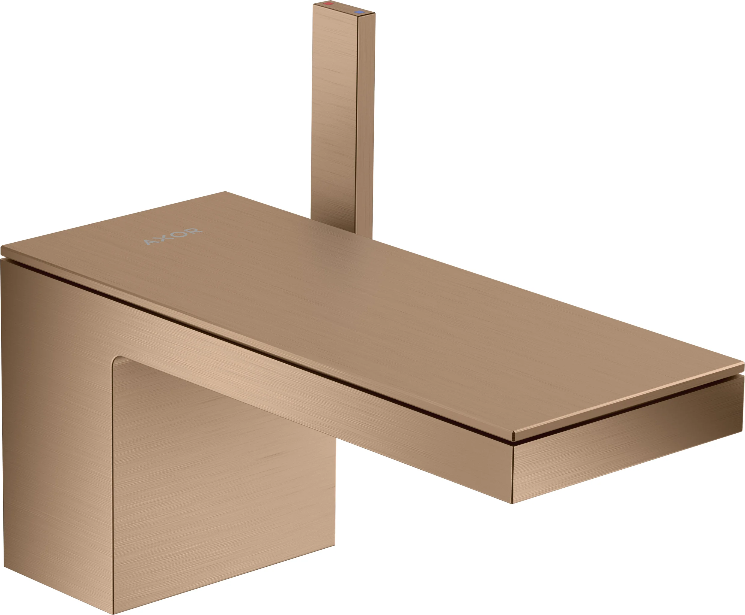 Hansgrohe AXOR MyEdition Platte 200 mm Metall Brushed Red Gold abnehmbar