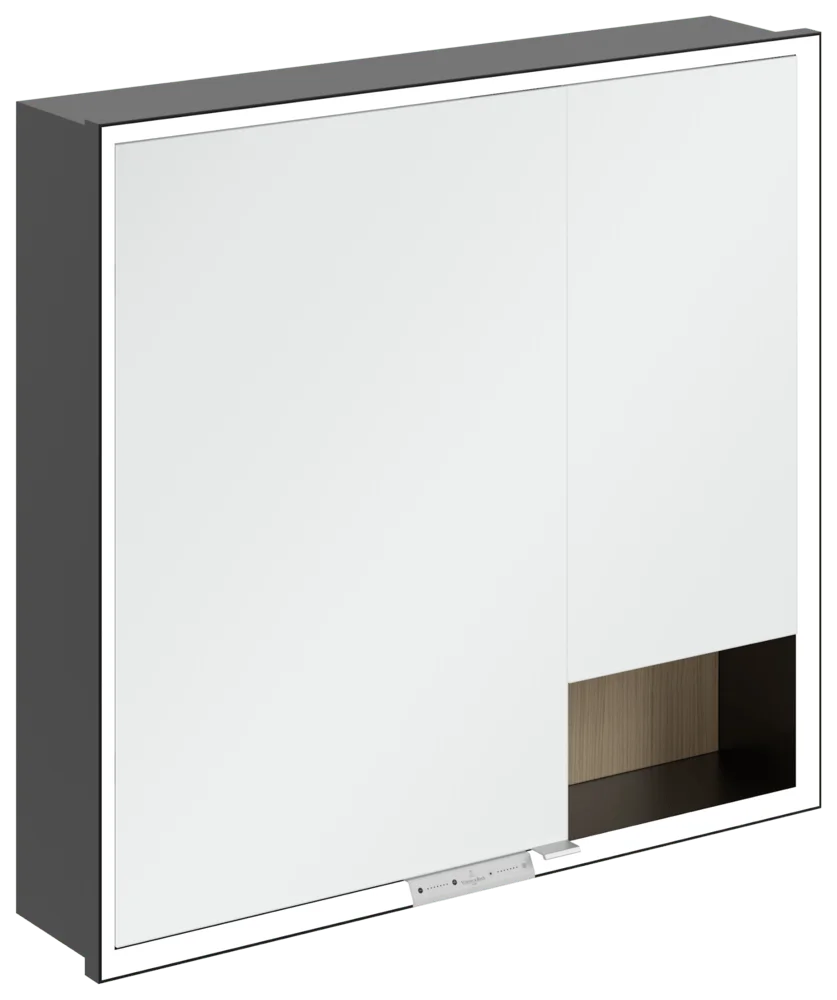 Villeroy & Boch Einbau-Spiegelschrank My View+ B48280, 800x750x168mm, LED-Beleuchtung, VJ Nordic Oak