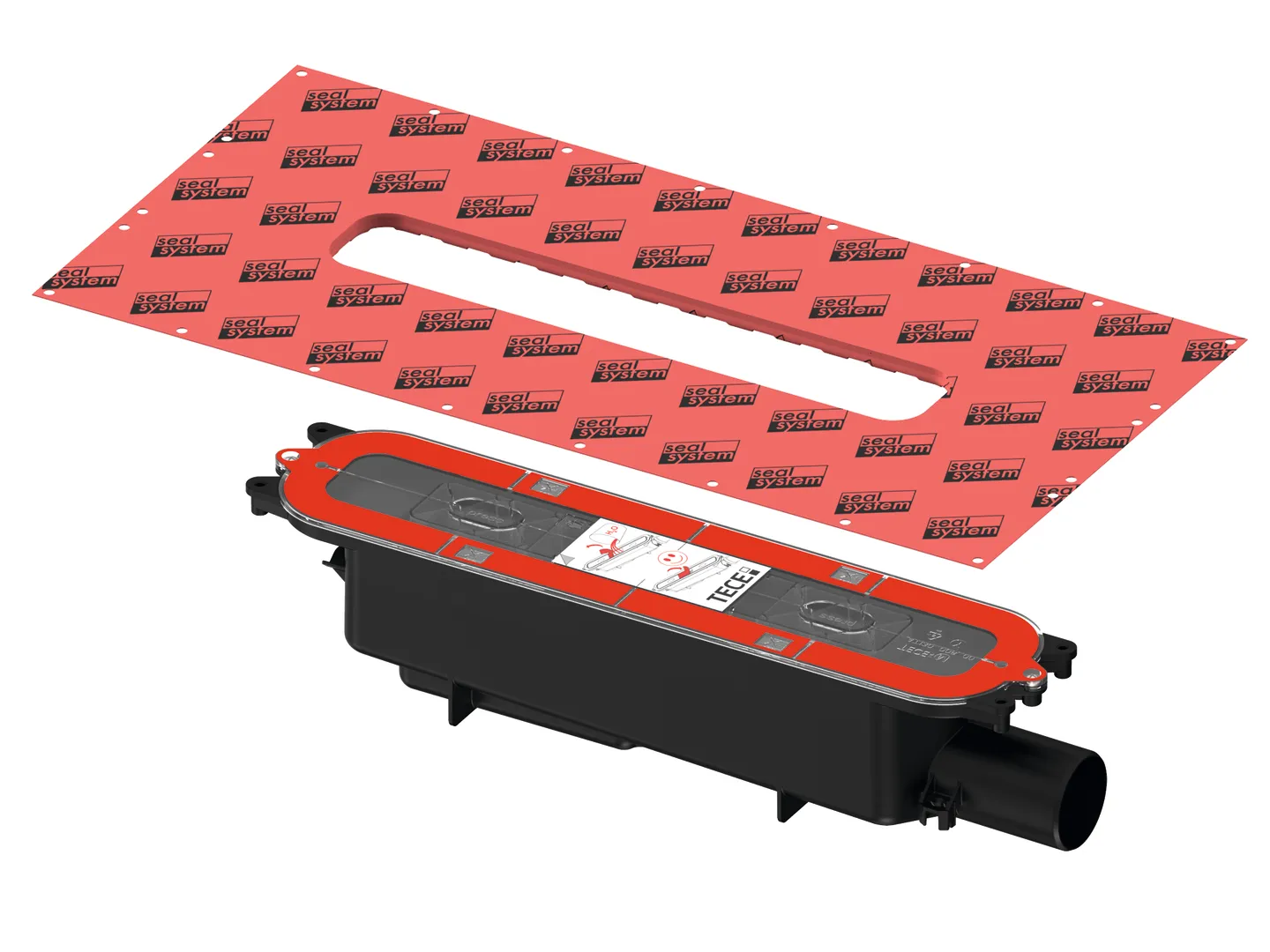 TECEdrainprofile Ablauf Norm, DN 50, Auslauf seitlich TECEdrainprofile Ablauf Norm, DN 50, Auslauf seitlich