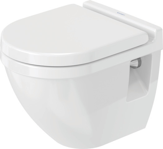 Wand-WC Starck 3 Compact 485 mm Tiefspüler, weiß, HYG