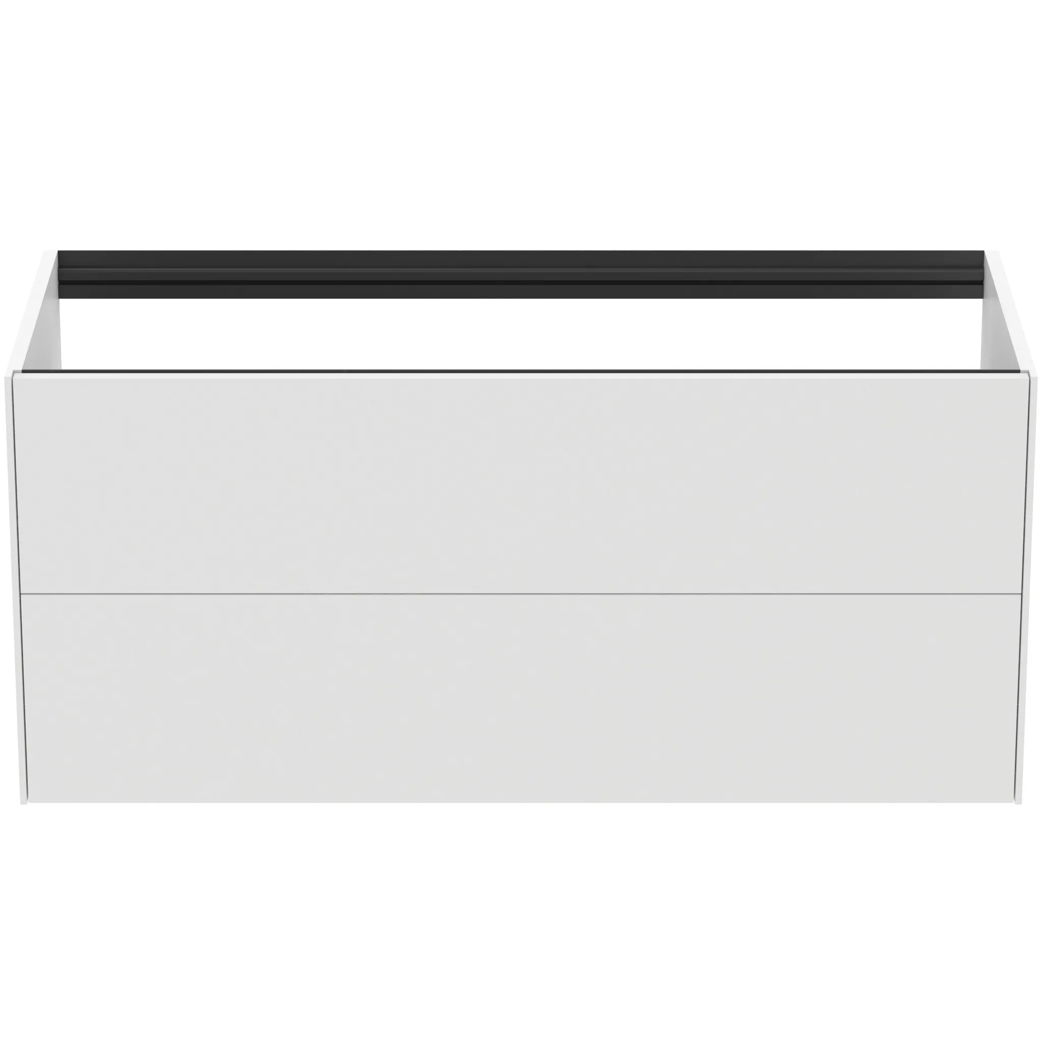 Ideal Standard Waschtischunterschrank Conca, 2 Auszüge, ohne Platte, 1200x505x540mm, Weiß Ideal Standard Waschtischunterschrank Conca, 2 Auszüge, ohne Platte, 1200x505x540mm, Weiß