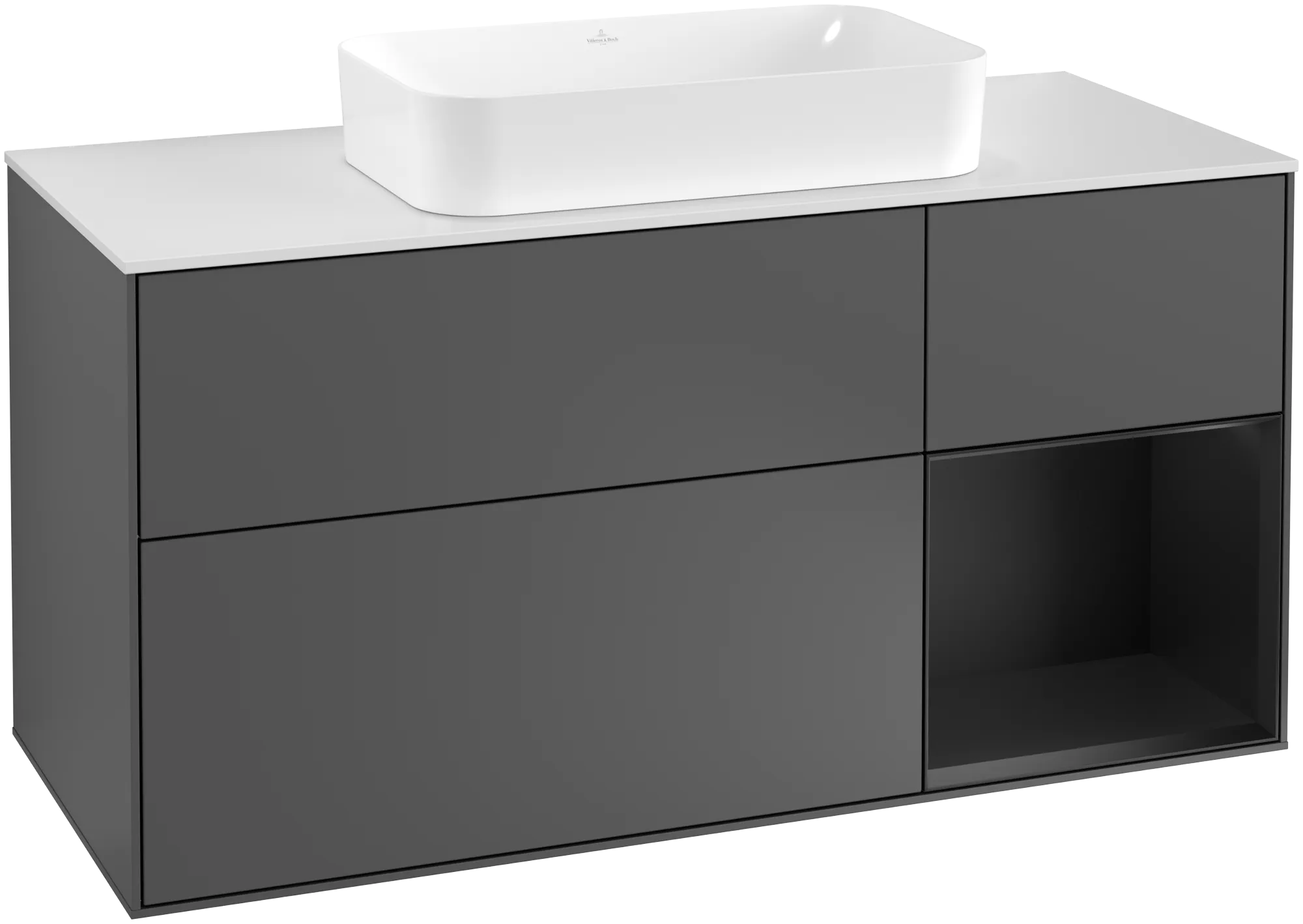 Villeroy & Boch Finion Waschbeckenunterschrank F30 1200x603x501mm anthrazit