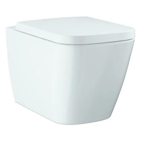 Wand-Tiefspül-WC Set BauEdge Keramik 106740, mit BauEdge Keramik Wand-WC, WC-Sitz mit Deckel Soft Close, alpinweiß Wand-Tiefspül-WC Set BauEdge Keramik 106740, mit BauEdge Keramik Wand-WC, WC-Sitz mit Deckel Soft Close, alpinweiß