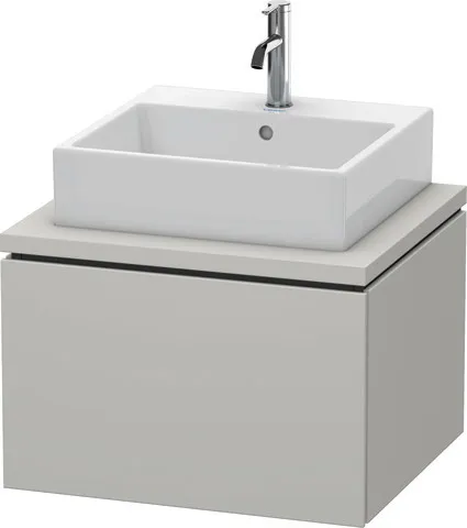 Duravit Waschtischunterschrank wandhängend „L-Cube“ 62 × 40 × 54,7 cm Betongrau Matt Duravit Waschtischunterschrank wandhängend „L-Cube“ 62 × 40 × 54,7 cm Betongrau Matt