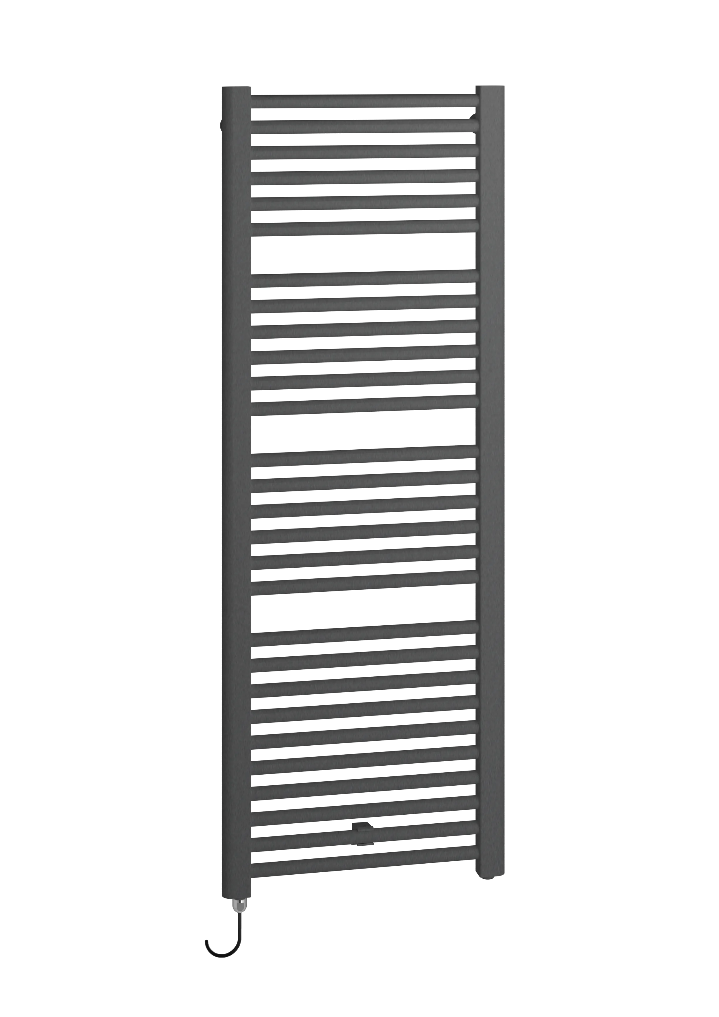 Kermi Elektroheizkörper „Basic®-E“ 74,9 × 177 cm in glanzsilber Metallic