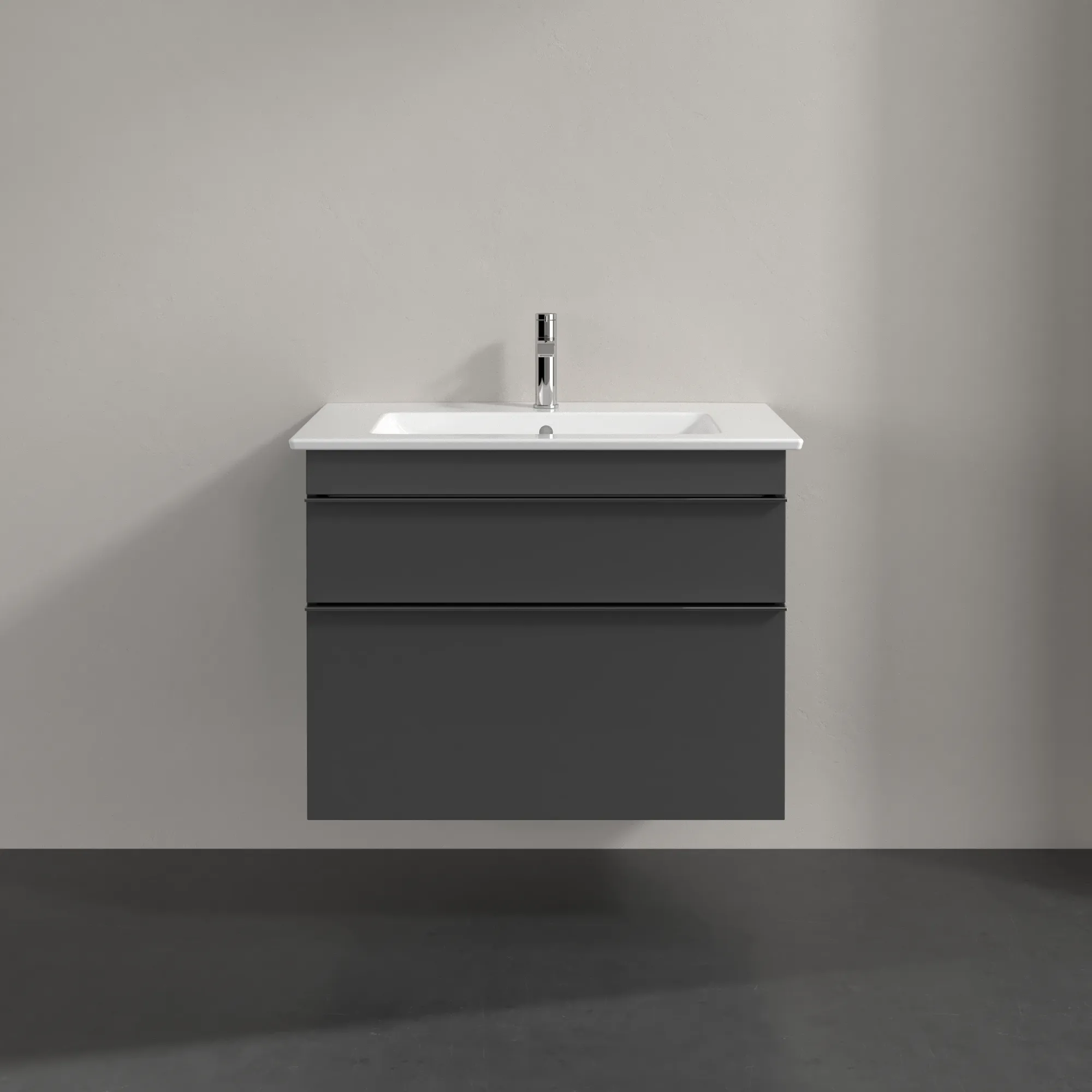 Villeroy & Boch Venticello Waschbeckenunterschrank A92501 Glossy Grey