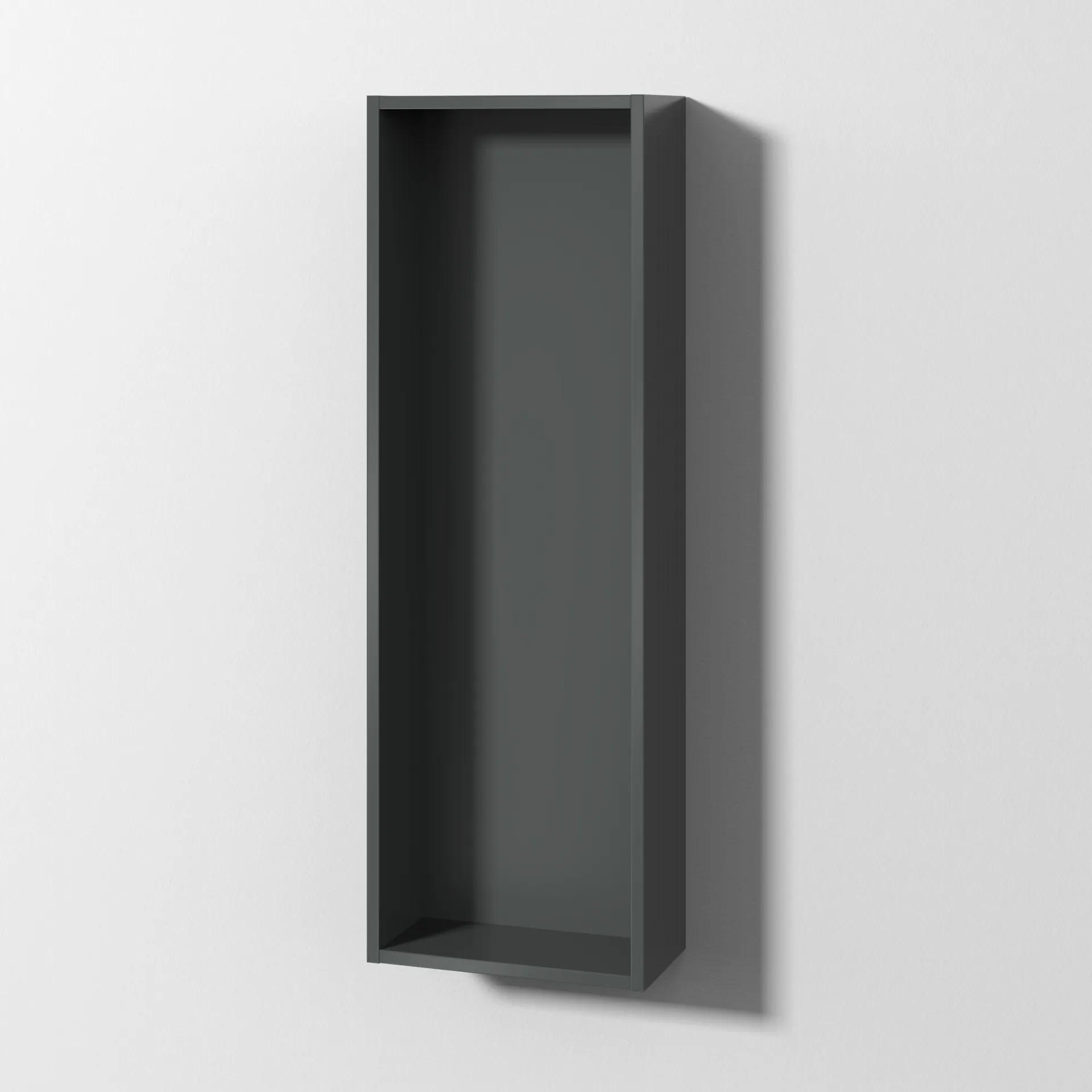 Sanipa Cubes Regalmodul offen Anthrazit-Glanz 1050x350x180 mm, drehbar, horizontal und vertikal montierbar, kombinierbar mit allen Sanipa-Badmöbeln
