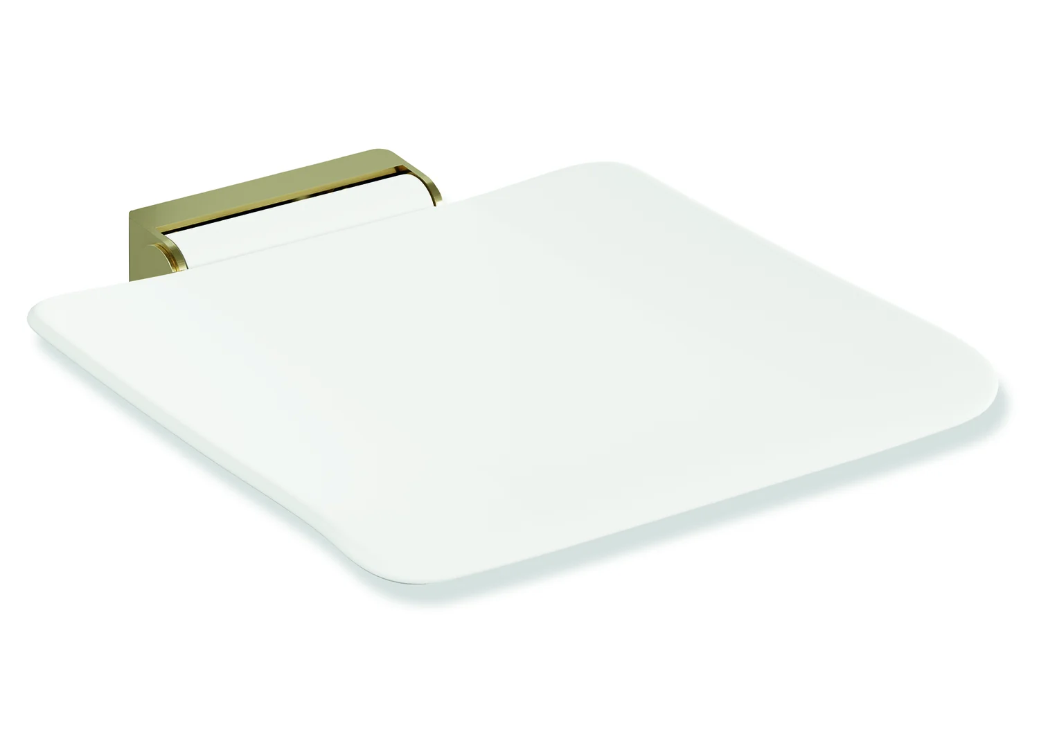 HEWI Klappsitz System 900 PG93, Wandkonsole aus Edelstahl, Sitzfläche weiß, 450x450mm HEWI Klappsitz System 900 PG93, Wandkonsole aus Edelstahl, Sitzfläche weiß, 450x450mm