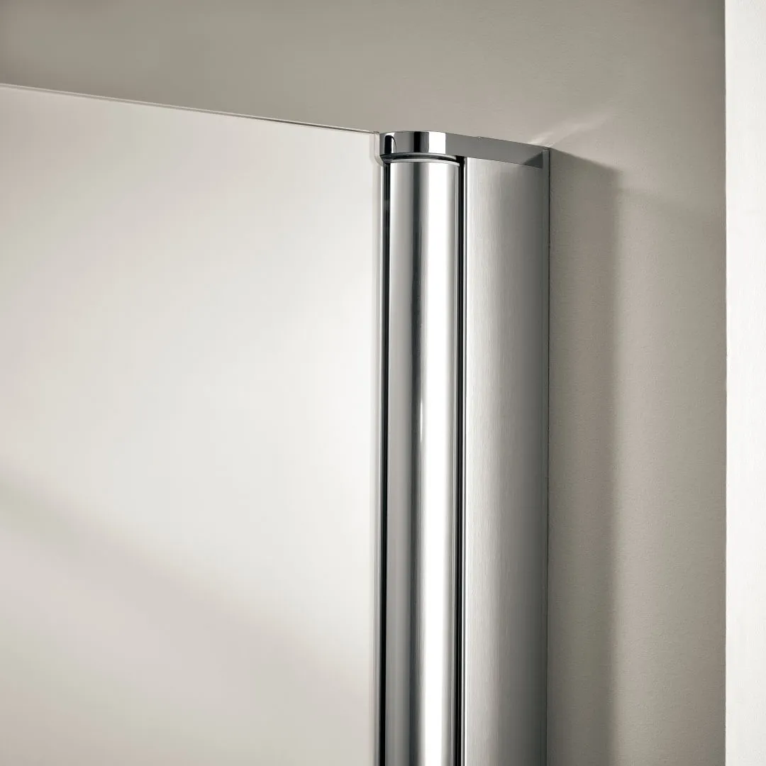 Kermi Duschtür Pendeltür 1-flügelig und Festfeld rechts für Nische und Ecke „PEGA“ Glas Klar, Profile Silber Hochglanz, BV: 990 - 1040 mm GAK: 990 - 1015 mm WE: 990 - 1040 mm H: 2000 mm Kermi Duschtür Pendeltür 1-flügelig und Festfeld rechts für Nische und Ecke „PEGA“ Glas Klar, Profile Silber Hochglanz, BV: 990 - 1040 mm GAK: 990 - 1015 mm WE: 990 - 1040 mm H: 2000 mm