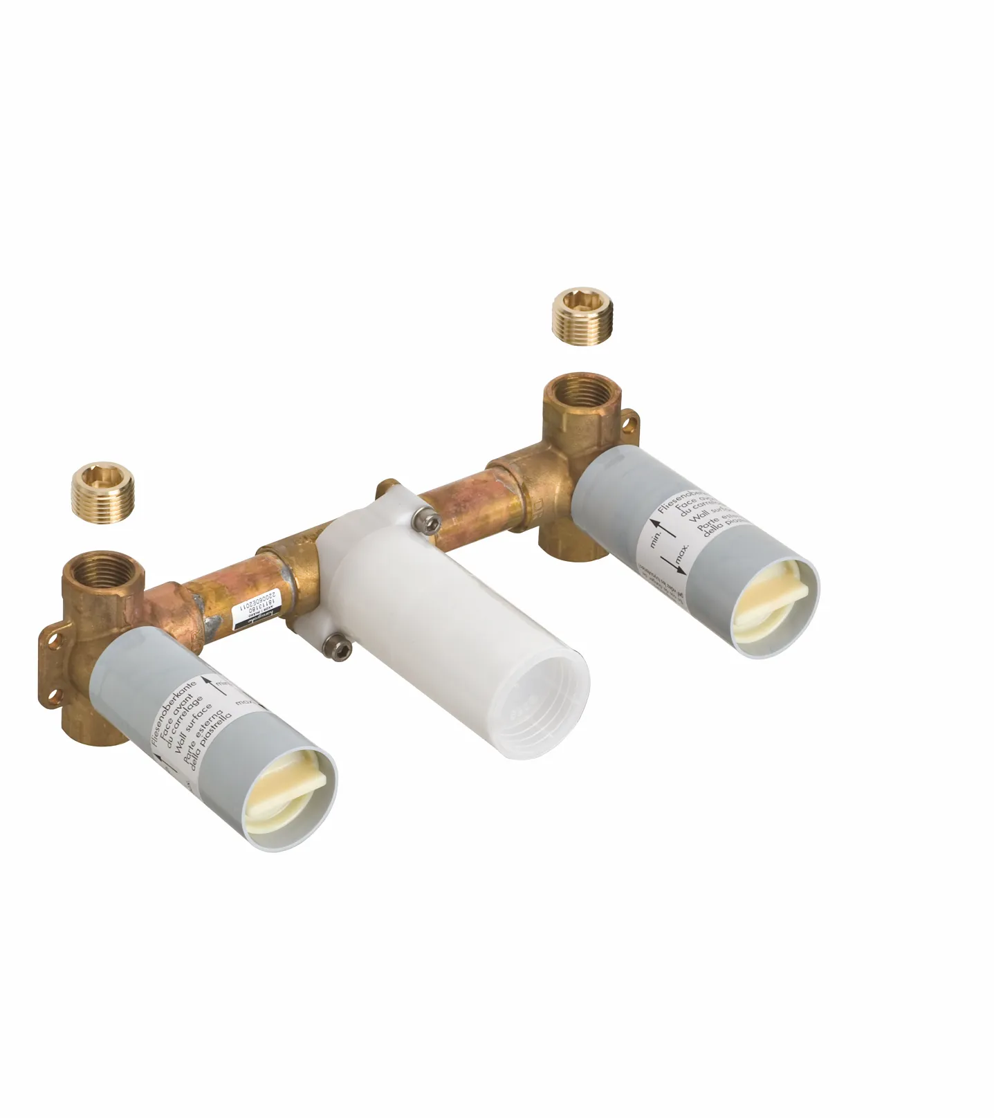 Hansgrohe AXOR Massaud Grundkörper für 3-Loch Waschtischarmatur Unterputz Hansgrohe AXOR Massaud Grundkörper für 3-Loch Waschtischarmatur Unterputz