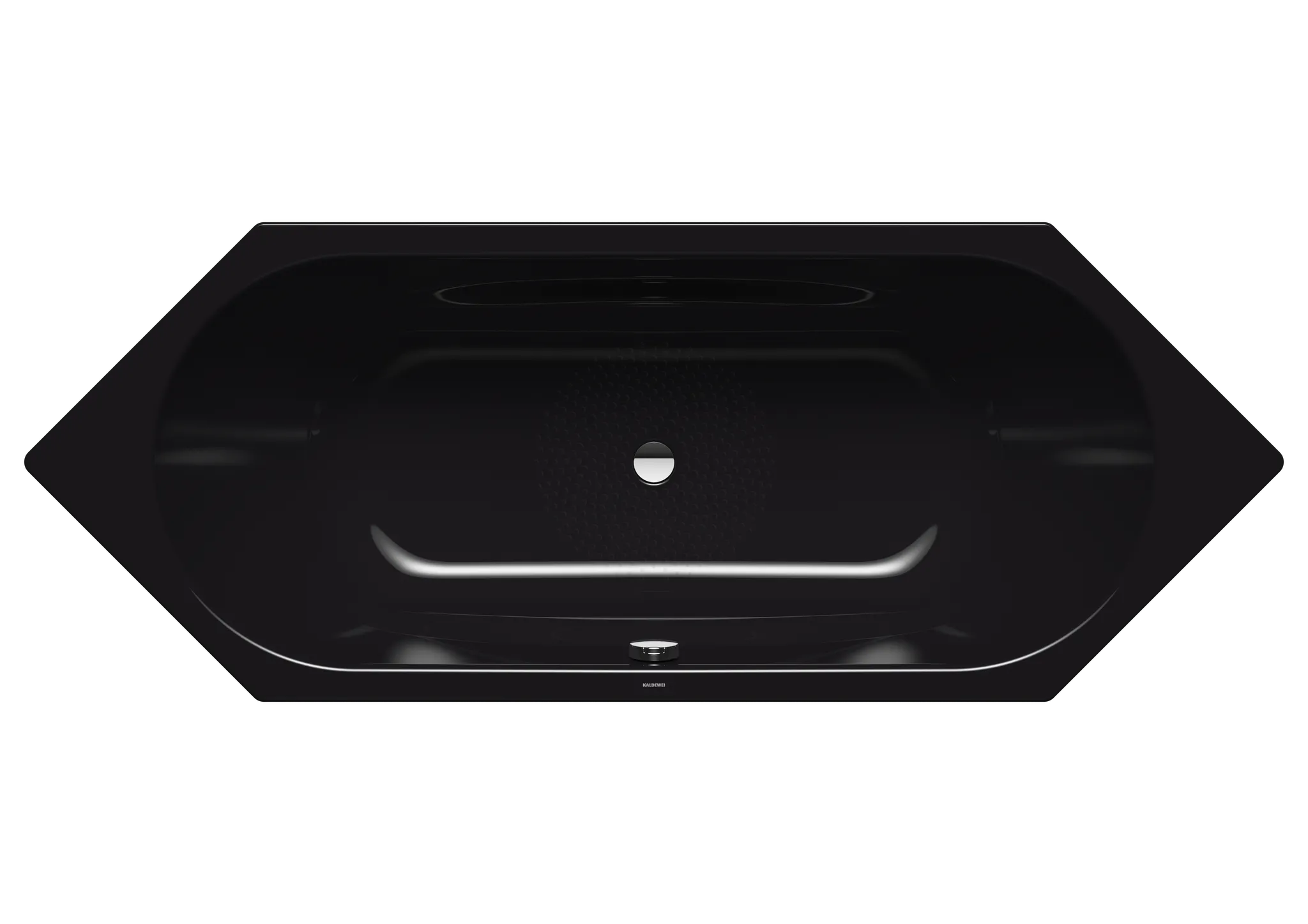 Kaldewei Badewanne „Vaio Duo 6“ 210 × 80 cm, ohne Grifflochbohrungen in schwarz Kaldewei Badewanne „Vaio Duo 6“ 210 × 80 cm, ohne Grifflochbohrungen in schwarz