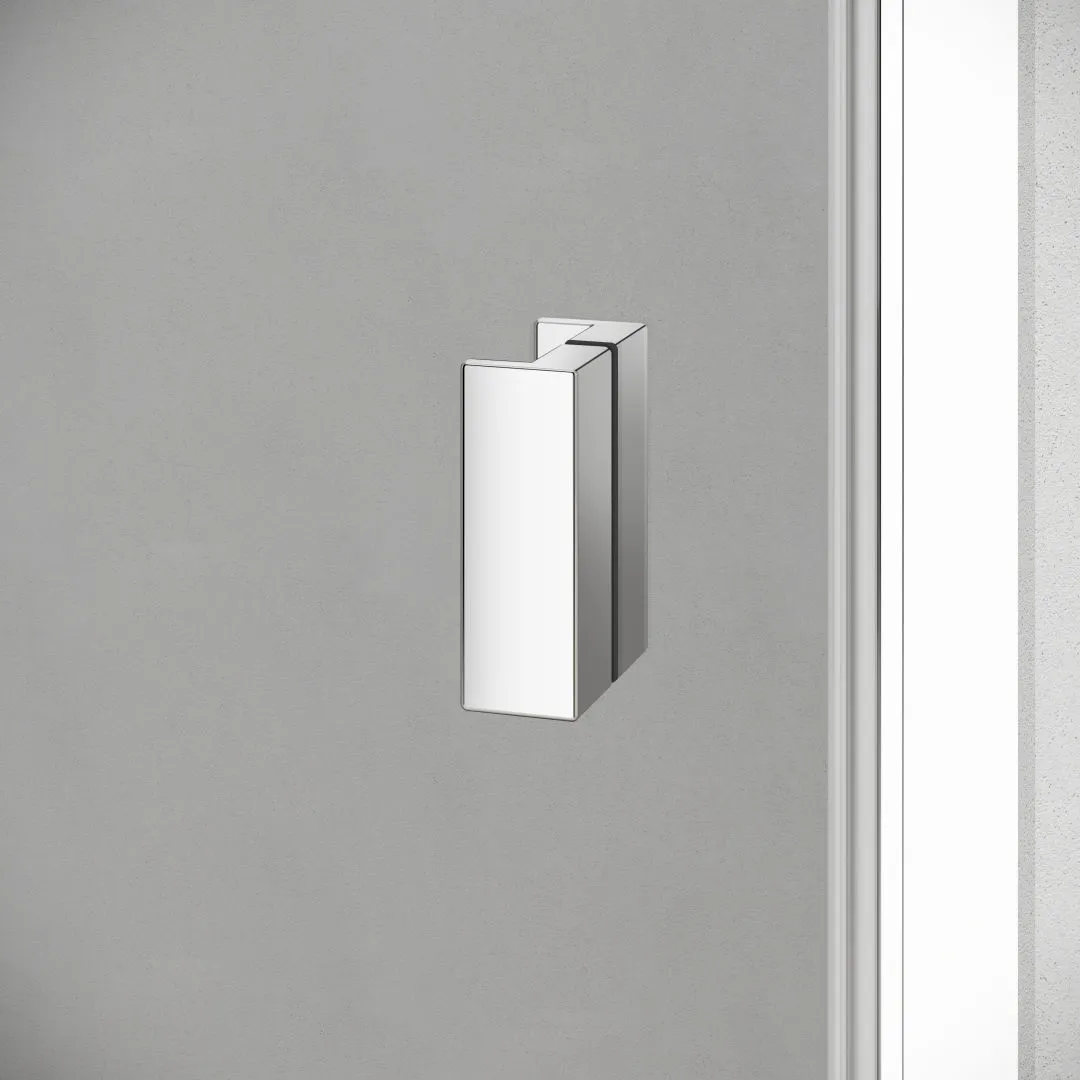Kermi Pendeltür 1-flügelig links für Nische „RAYA“ Glas Klar, Profile Silber Mattglanz, BV: 858 - 888 mm WE: 858 - 888 mm H: 1850 mm Kermi Pendeltür 1-flügelig links für Nische „RAYA“ Glas Klar, Profile Silber Mattglanz, BV: 858 - 888 mm WE: 858 - 888 mm H: 1850 mm