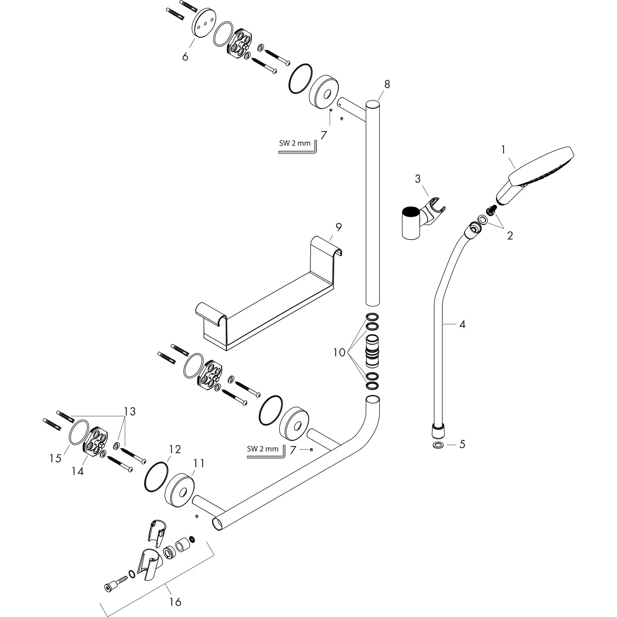 Hansgrohe Raindance Select S 120 3jet, Chrom Hansgrohe Raindance Select S 120 3jet, Chrom