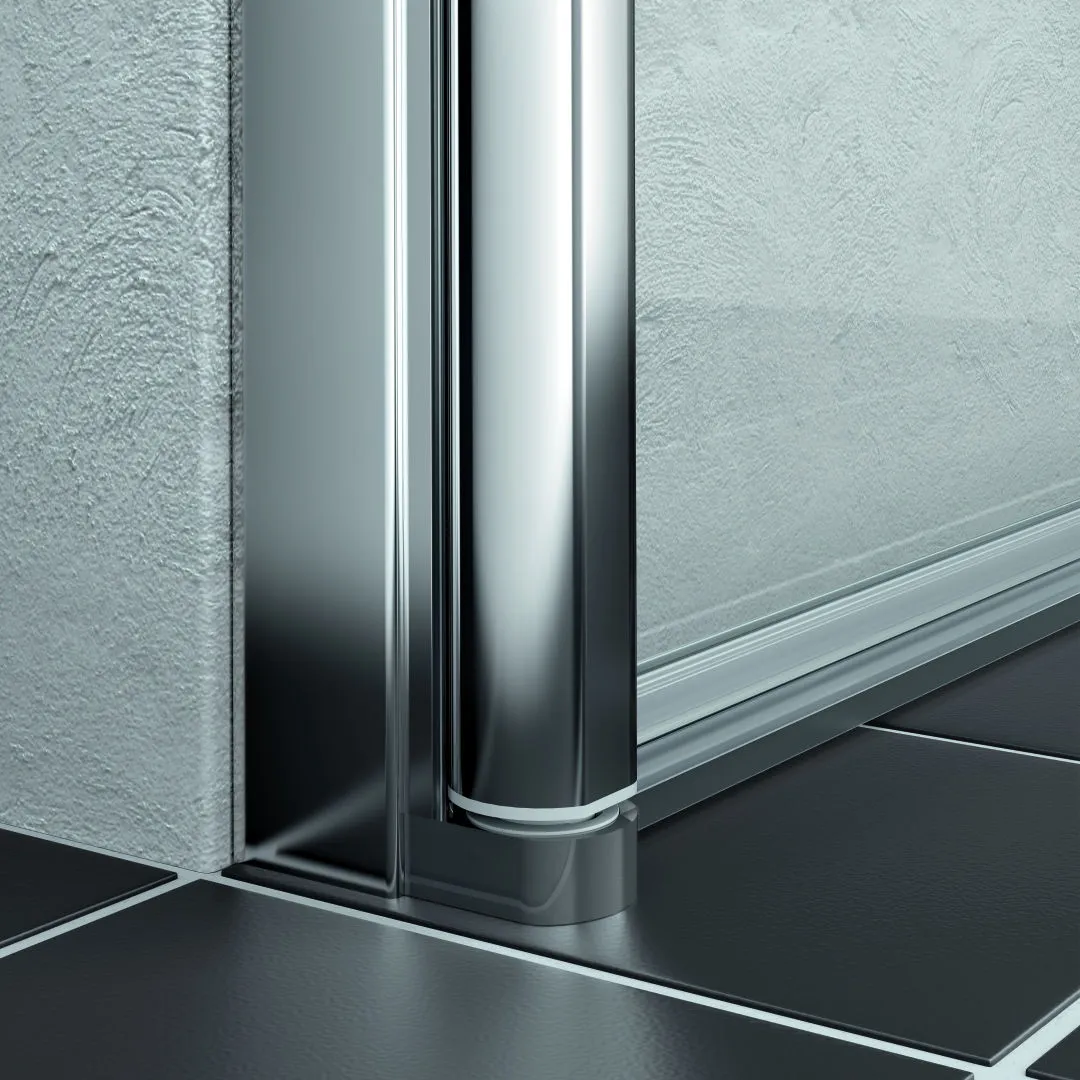 Duschtür Pendeltür für Nische und Ecke „LIGA“ Glas Klar, Profile Silber Hochglanz, BV: 1110 - 1160 mm GAK: 1100 - 1150 mm WE: 1120 - 1170 mm H: 2000 mm Duschtür Pendeltür für Nische und Ecke „LIGA“ Glas Klar, Profile Silber Hochglanz, BV: 1110 - 1160 mm GAK: 1100 - 1150 mm WE: 1120 - 1170 mm H: 2000 mm