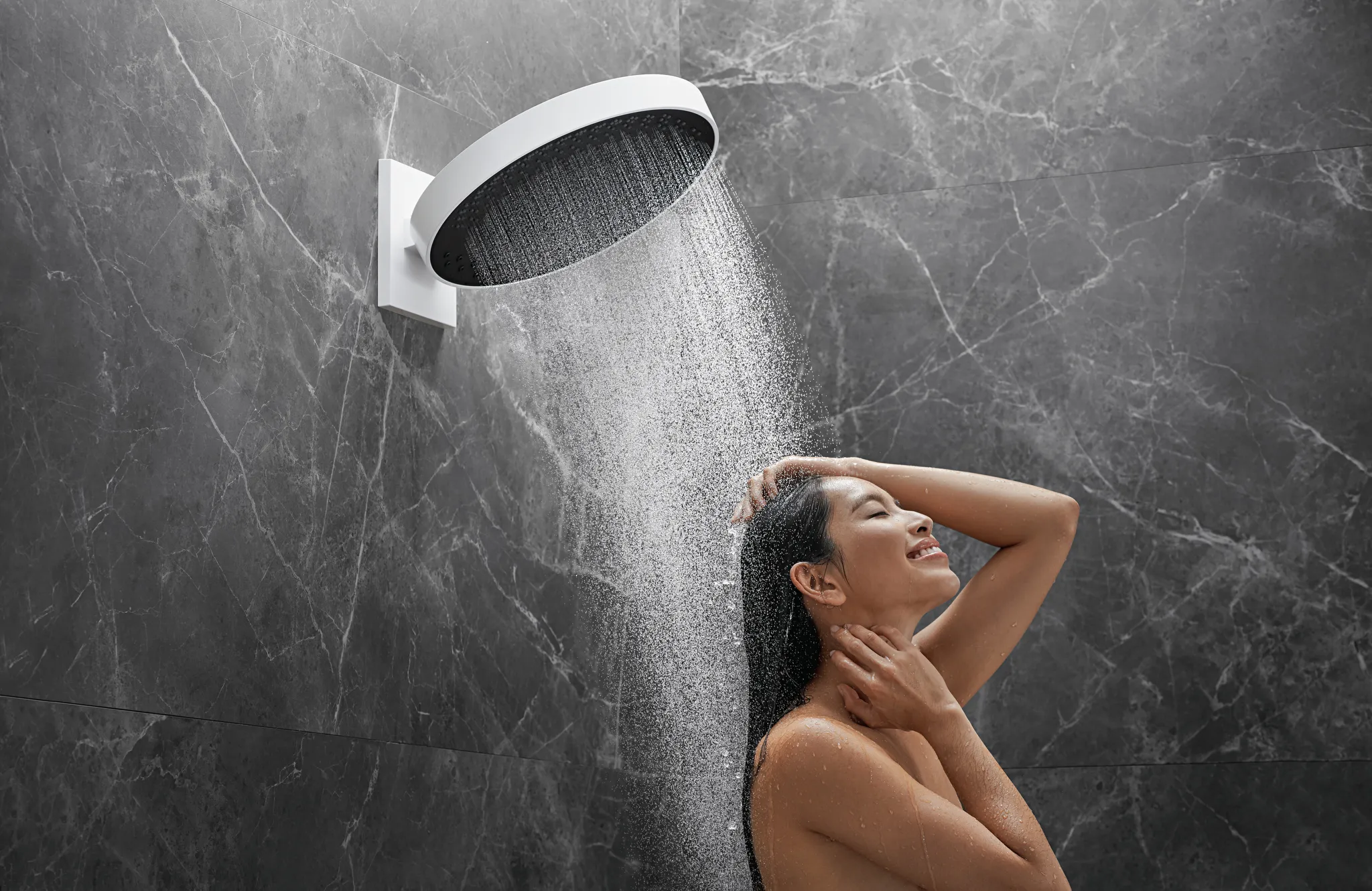 Kopfbrause Rainfinity 360 3jet Wandmontage chrom Kopfbrause Rainfinity 360 3jet Wandmontage chrom