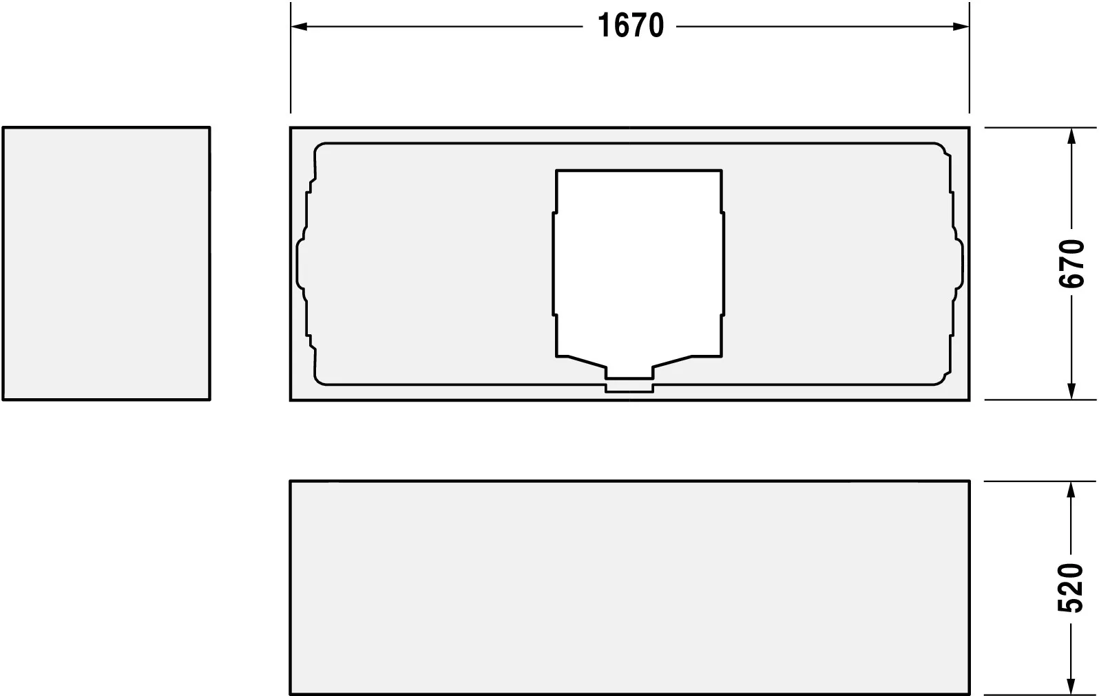 Badewannenträger für D-Code 700097