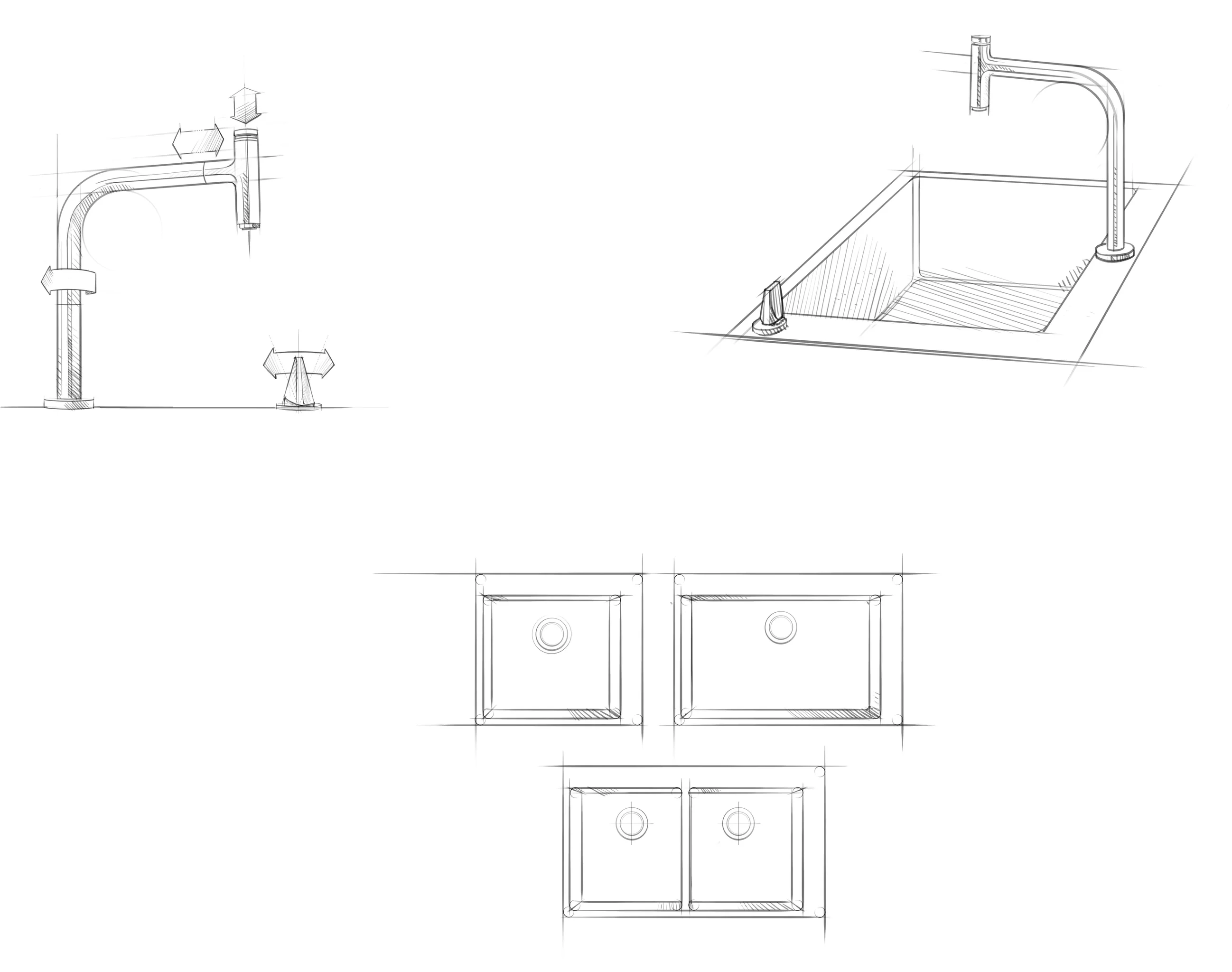 Hansgrohe S71 Unterbauspüle 450 mm Edelstahl, flach aufliegend oder flächenbündig, 1 Hauptbecken, seitlicher Überlauf rechts