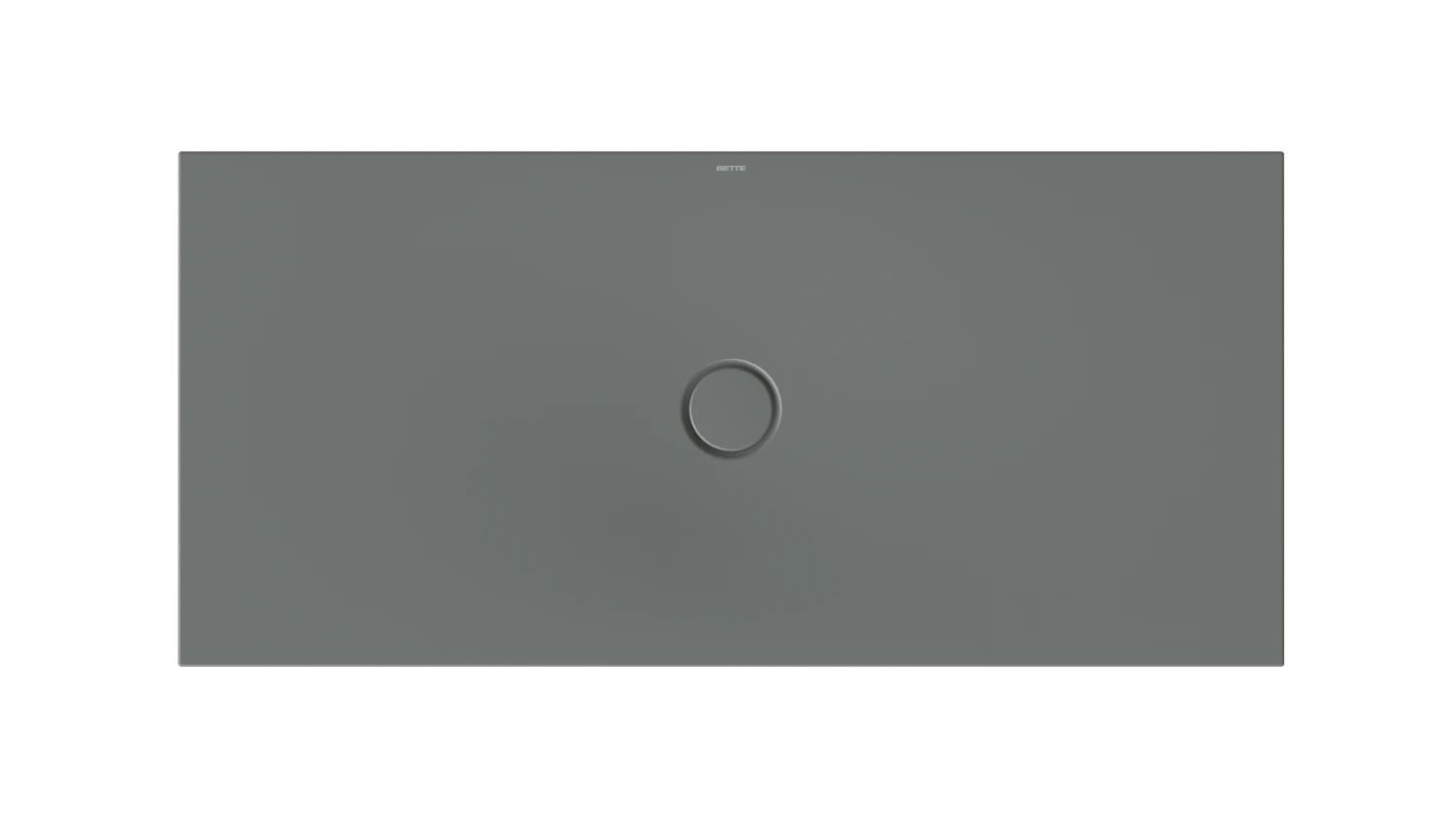Bette rechteck Duschwanne „BetteFloor“ 1500 × 700 mm ohne Oberflächenbeschichtung, mit BetteGlasur Plus, ohne Wannenträger, in Smoke