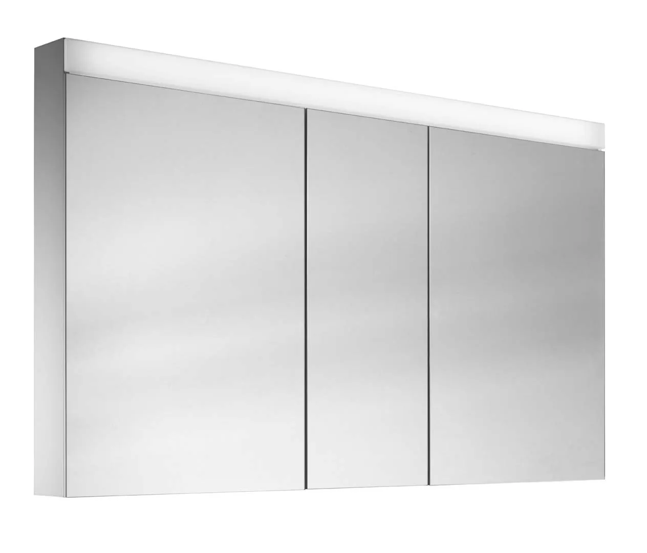Schneider Spiegelschrank PAT 130/3/LED – Weiß, 1295 x 756 x 121 mm, LED-Beleuchtung 4000K, Schweizer Ausführung Schneider Spiegelschrank PAT 130/3/LED – Weiß, 1295 x 756 x 121 mm, LED-Beleuchtung 4000K, Schweizer Ausführung