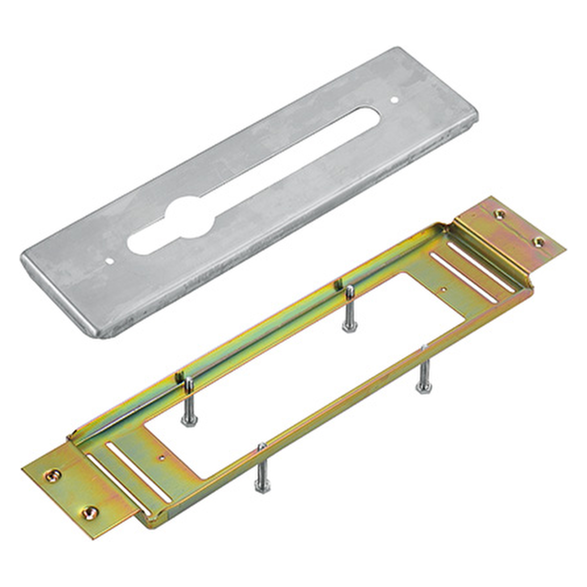 -Ersatzteil Montageplatte Druckschlauch verzinkt -Ersatzteil Montageplatte Druckschlauch verzinkt