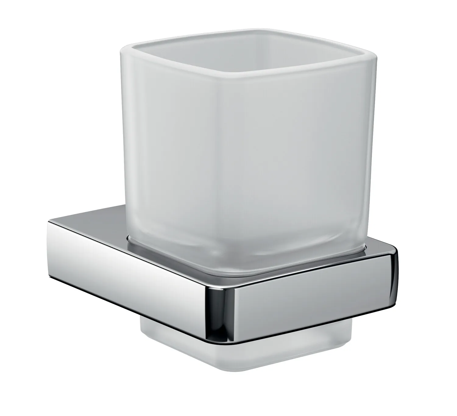 trend Glashalter Glasteil satiniert, chrom trend Glashalter Glasteil satiniert, chrom