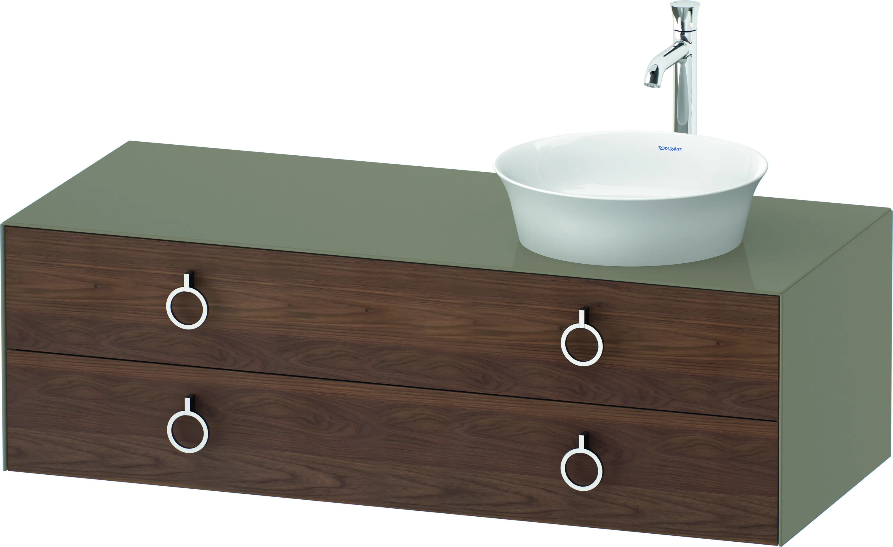 Duravit Waschtischunterschrank wandhängend „White Tulip“ 130 × 40,8 × 55 cm