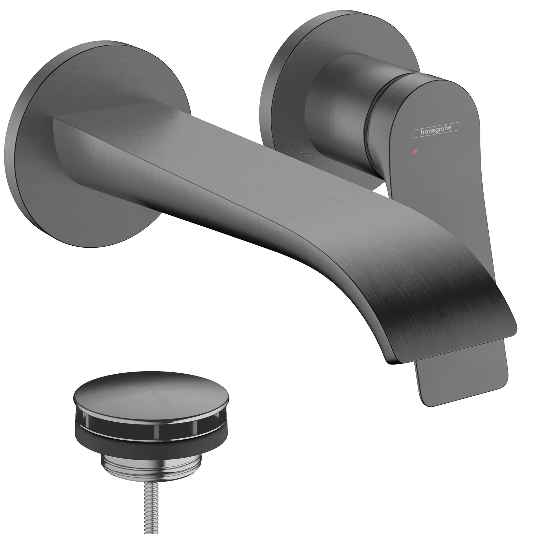 Hansgrohe Vivenis Einhebel-Waschtischmischer Unterputz, Brushed Black Chrome, Ausladung 192 mm, Hebelgriff, WaterfallStream, max. Durchfluss 5 l/min Hansgrohe Vivenis Einhebel-Waschtischmischer Unterputz, Brushed Black Chrome, Ausladung 192 mm, Hebelgriff, WaterfallStream, max. Durchfluss 5 l/min