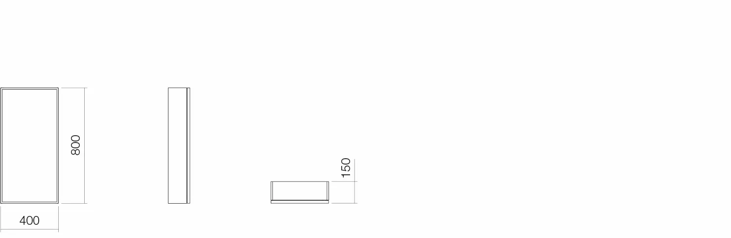 Alape Mittelschrank Arkta 400 x 800 Weiß Alape Mittelschrank Arkta 400 x 800 Weiß