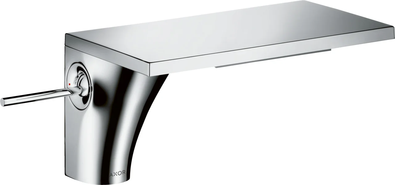 Hansgrohe AXOR Massaud Einhebel-Waschtischmischer 110, Chrom, Ausladung 100 mm, Auslaufhöhe 108 mm, Zylindergriff, Schwallstrahl, max. Durchfluss 4 l/min