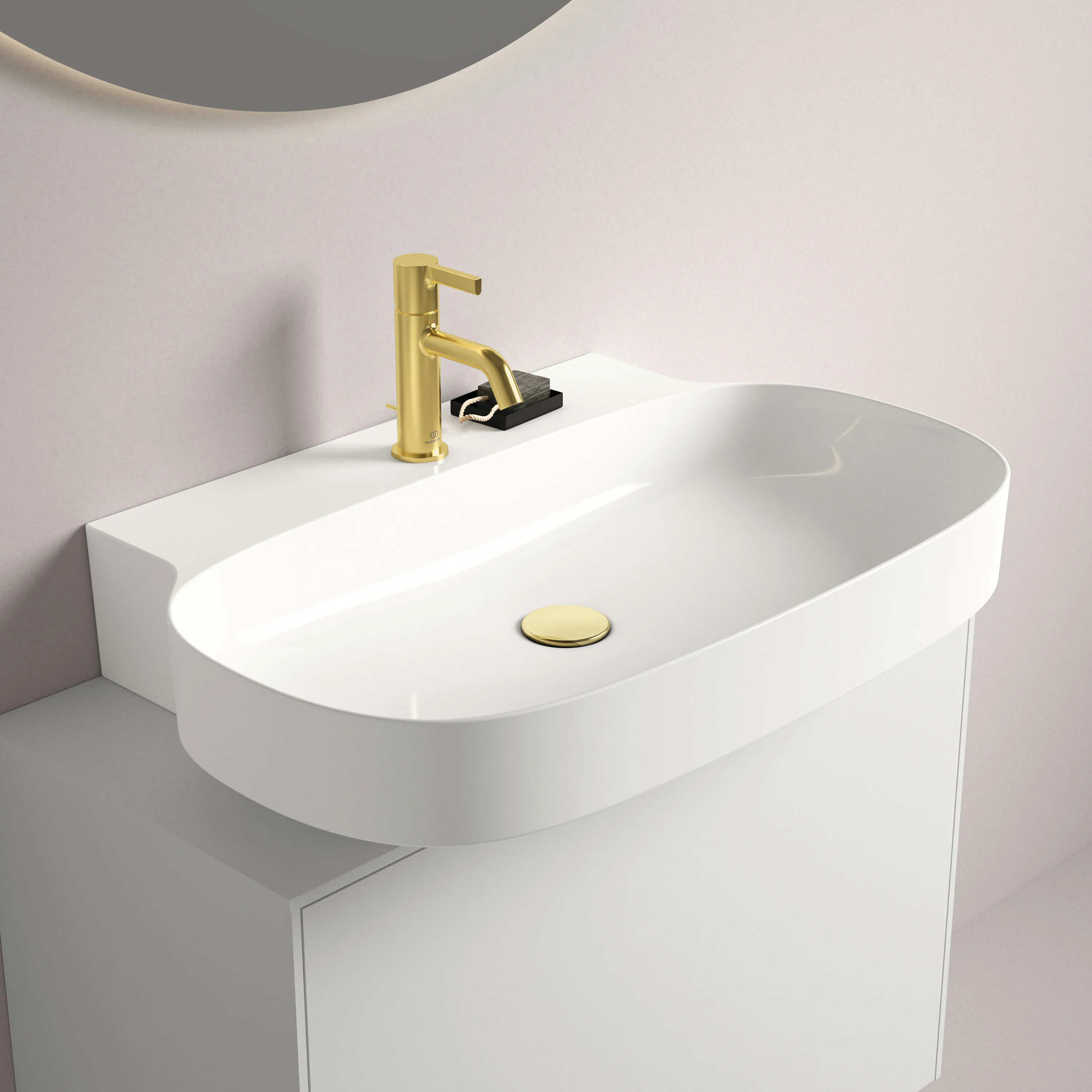 Ideal Standard Waschtisch Linda-X, 1 Hahnloch, weiß, 750x500x135 mm, geschliffen Ideal Standard Waschtisch Linda-X, 1 Hahnloch, weiß, 750x500x135 mm, geschliffen