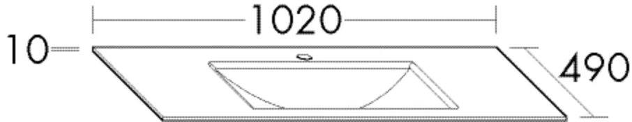 burgbad Sys30 Mineralguss-Waschtisch Weiß Velvet
