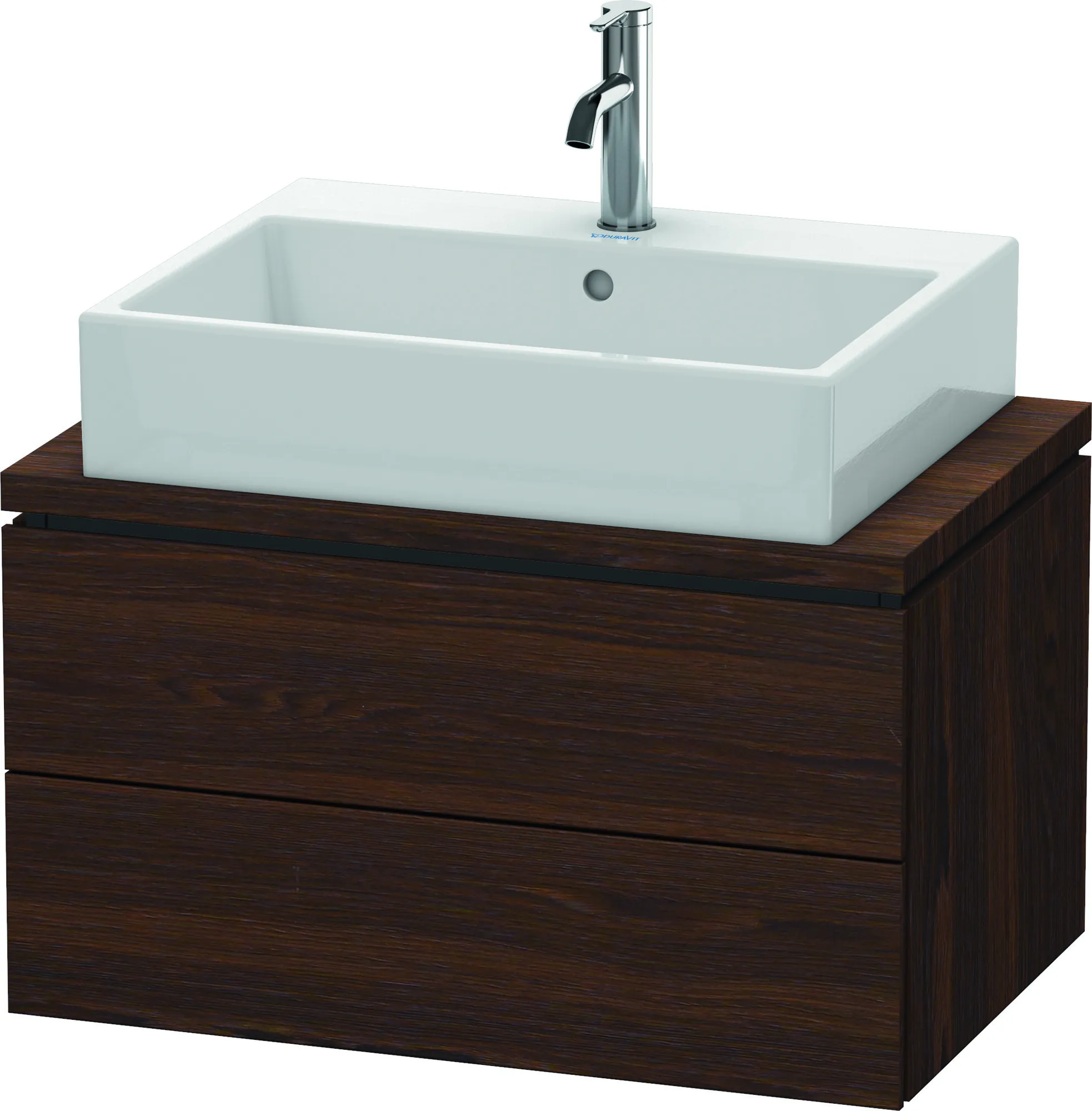 Duravit Waschtischunterschrank wandhängend „L-Cube“ 72 × 40 × 47,7 cm Nussbaum gebürstet Duravit Waschtischunterschrank wandhängend „L-Cube“ 72 × 40 × 47,7 cm Nussbaum gebürstet