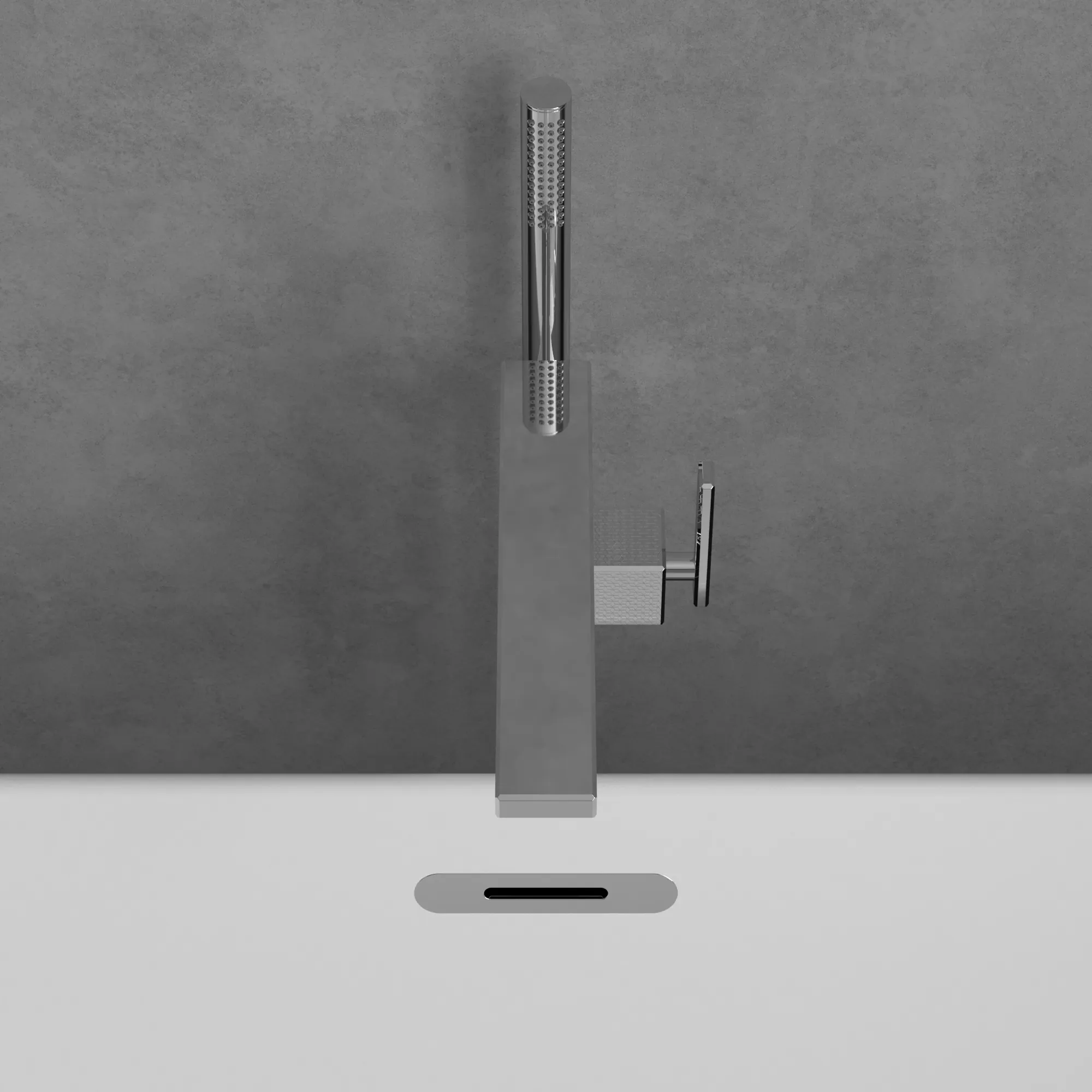 Einhand-Wannenarmatur „Mettlach“ Ausladung 237 mm in Chrom Einhand-Wannenarmatur „Mettlach“ Ausladung 237 mm in Chrom