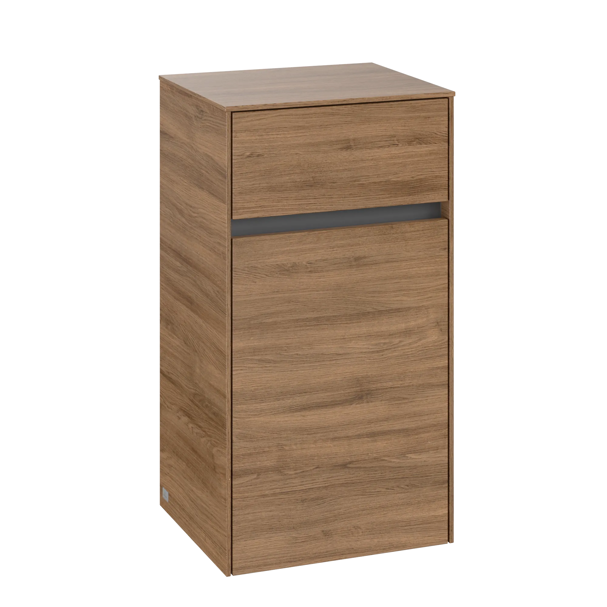 Villeroy & Boch Seitenschrank „Collaro“ 1 Tür, 1 Auszug / Schublade 40,4 × 74,8 × 34,9 cm 1 Tür, Anschlag (Scharnier) rechts, 1 Auszug / Schublade Villeroy & Boch Seitenschrank „Collaro“ 1 Tür, 1 Auszug / Schublade 40,4 × 74,8 × 34,9 cm 1 Tür, Anschlag (Scharnier) rechts, 1 Auszug / Schublade