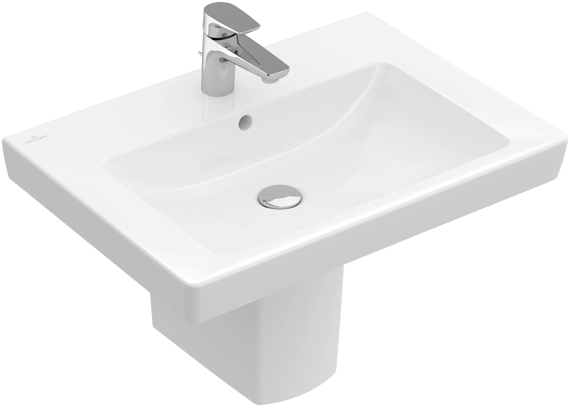 Villeroy & Boch Wandwaschtisch „Subway 2.0“ 650 × 470 × 180 mm, mit Hahnlochbohrung, Hahnlochposition mittig, mit Hahnlochbank in Weiß Alpin Farbe: Weiß Alpin / Größe: 65 × 47 cm / Oberflächenveredelung: ohne Oberflächenveredelung Villeroy & Boch Wandwaschtisch „Subway 2.0“ 650 × 470 × 180 mm, mit Hahnlochbohrung, Hahnlochposition mittig, mit Hahnlochbank in Weiß Alpin Farbe: Weiß Alpin / Größe: 65 × 47 cm / Oberflächenveredelung: ohne Oberflächenveredelung