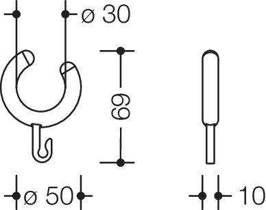 HEWI Vorhangringe HEWI Vorhangringe