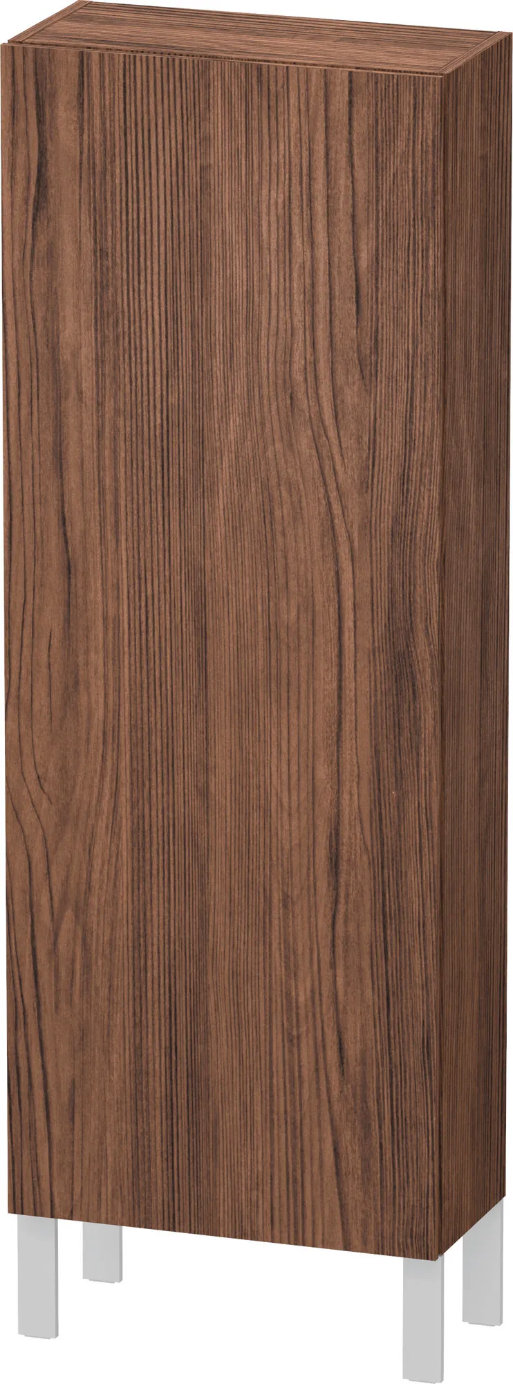 Duravit Halbhochschrank „L-Cube“ 50 × 132 × 24,3 cm Nussbaum Dunkel