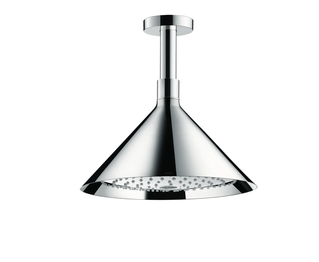 Hansgrohe AXOR Showers/front Kopfbrause 2jet mit Deckenanschluss, Chrom, 279 mm Brausekopfgröße, Rain/RainAir Strahl, 17 l/min Durchflussmenge, verstellbarer Winkel, abnehmbare Strahlscheibe, DN15 Anschluss Hansgrohe AXOR Showers/front Kopfbrause 2jet mit Deckenanschluss, Chrom, 279 mm Brausekopfgröße, Rain/RainAir Strahl, 17 l/min Durchflussmenge, verstellbarer Winkel, abnehmbare Strahlscheibe, DN15 Anschluss