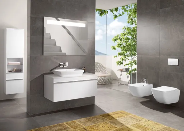 Villeroy & Boch Aufsatzwaschtisch „Venticello“ 555 × 360 × 180 mm, ohne Hahnlochbohrung in Weiß Alpin Villeroy & Boch Aufsatzwaschtisch „Venticello“ 555 × 360 × 180 mm, ohne Hahnlochbohrung in Weiß Alpin