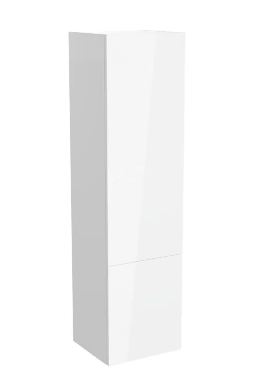 New Metropole Pure Hochschrank mit 2 Türen Türanschlag links 40 x 37 x 150 cm (BxTxH) Weiß Hochglanz