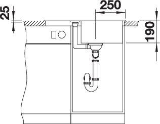 BLANCO METRA 45 S Compact