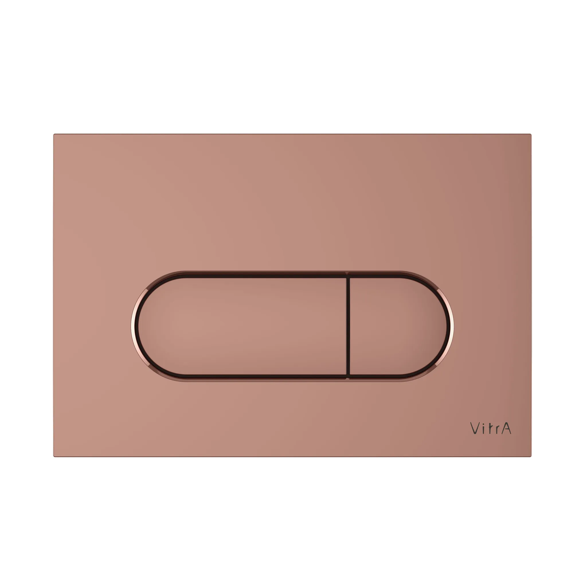 VitrA Root Round WC-Betätigungsplatte für 2-Mengen-Spülung Kupfer Soft VitrA Root Round WC-Betätigungsplatte für 2-Mengen-Spülung Kupfer Soft