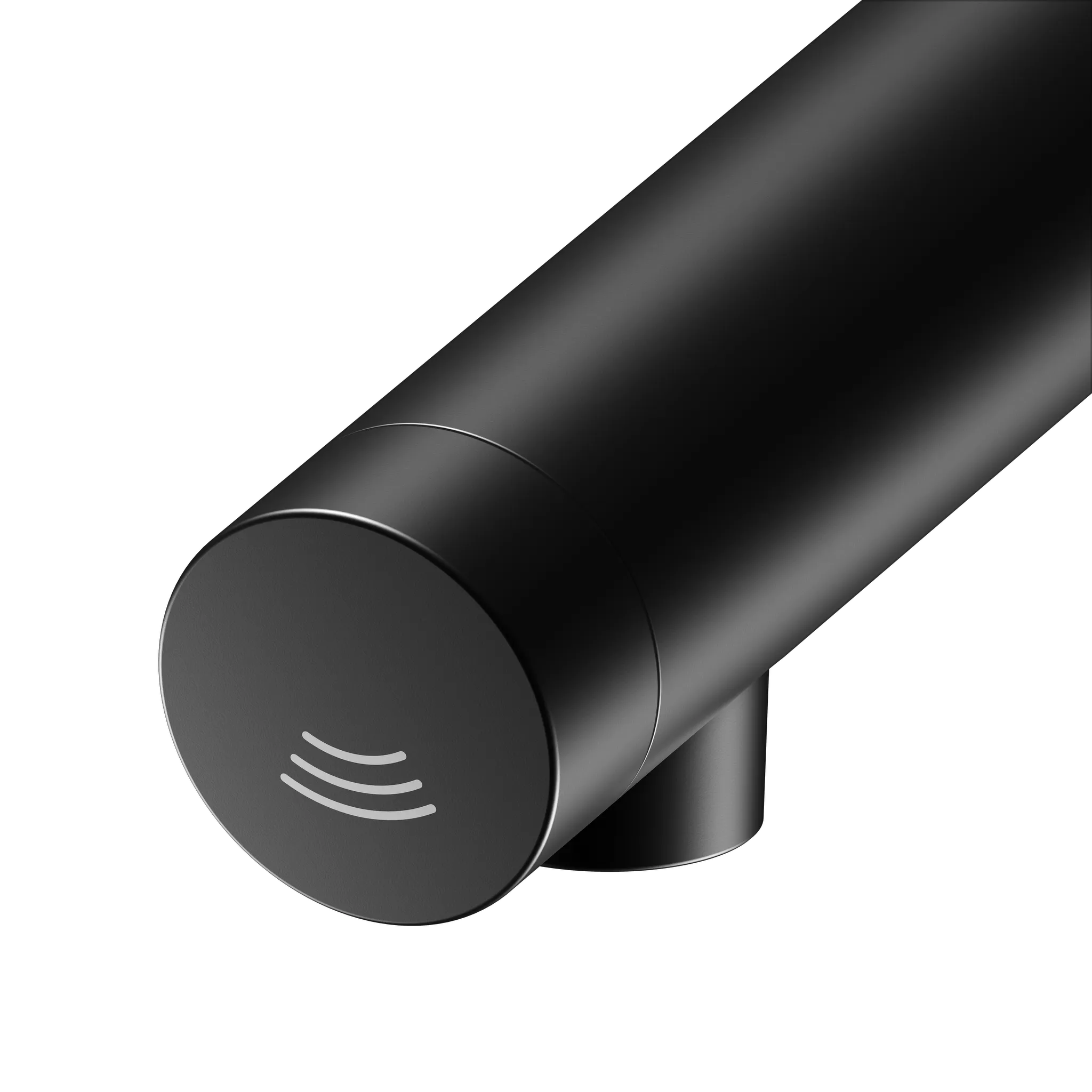 IXMO 59517371102 Elektronik-Waschtischmischer für Wandmontage UP, eckig Ausladung 225 mm schwarz