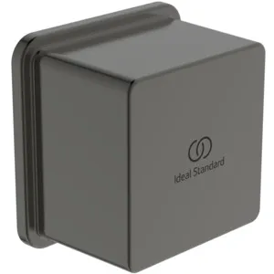 Ideal Standard Idealrain Atelier BC772A5 Wandanschlussbogen Unterputz eckige Rosette G1⁄2 Magnetic Grey