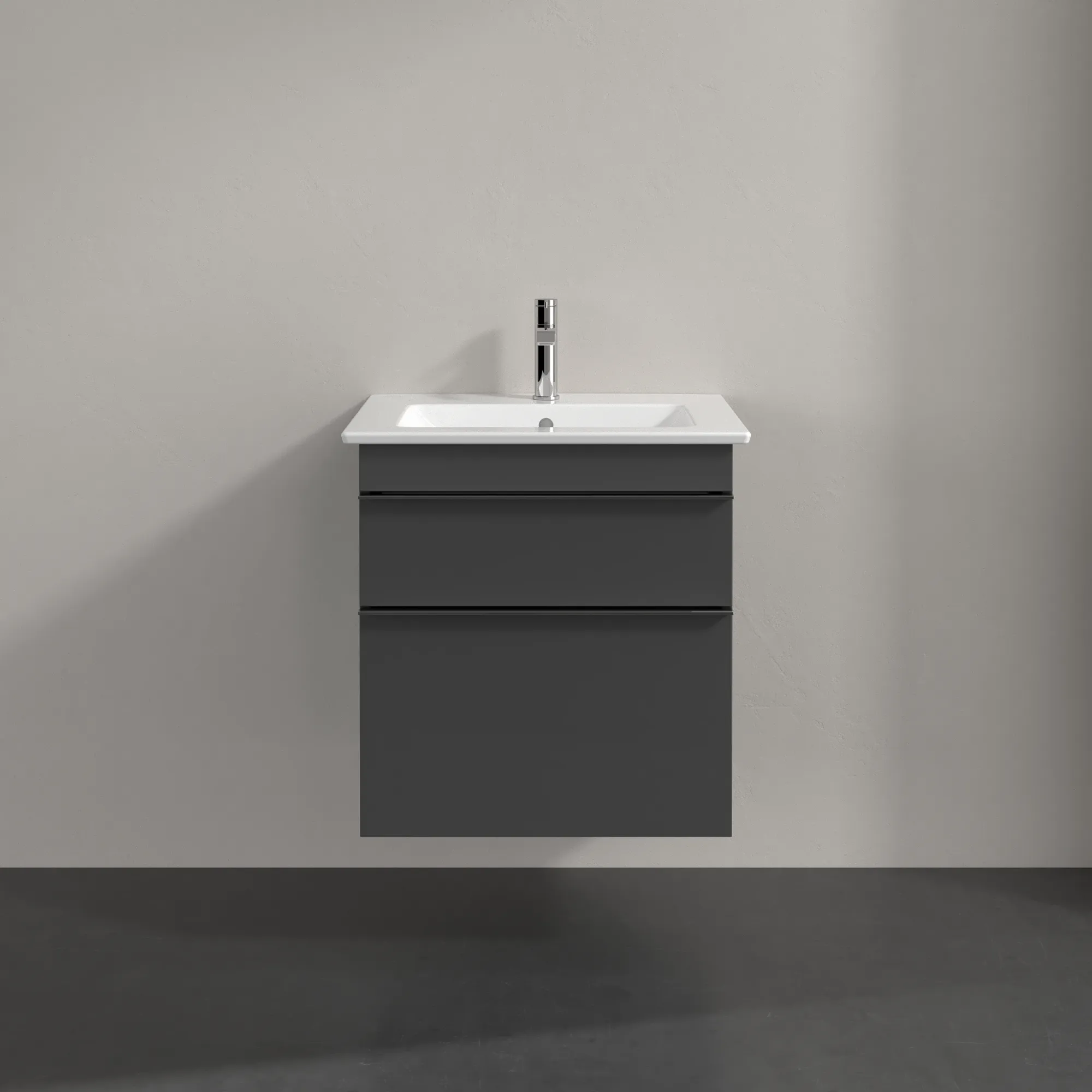 Villeroy & Boch Venticello Waschbeckenunterschrank A92301 Glossy Grey